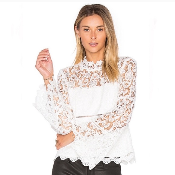Bardot (Revolve) Lace Blouse XS - Picture 1 of 6